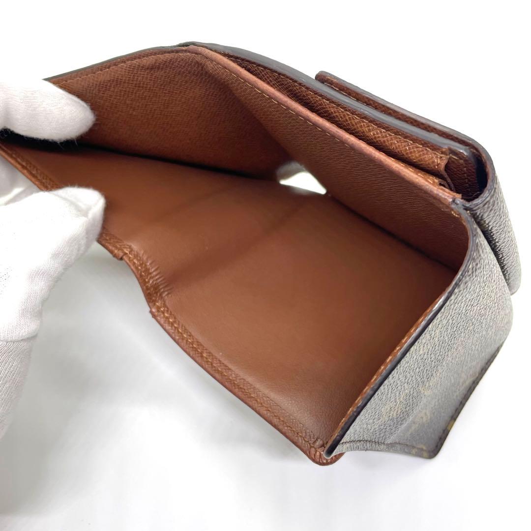 ルイヴィトン モノグラム ポルトモネ ビエ カルトクレディ Wホック 財布
