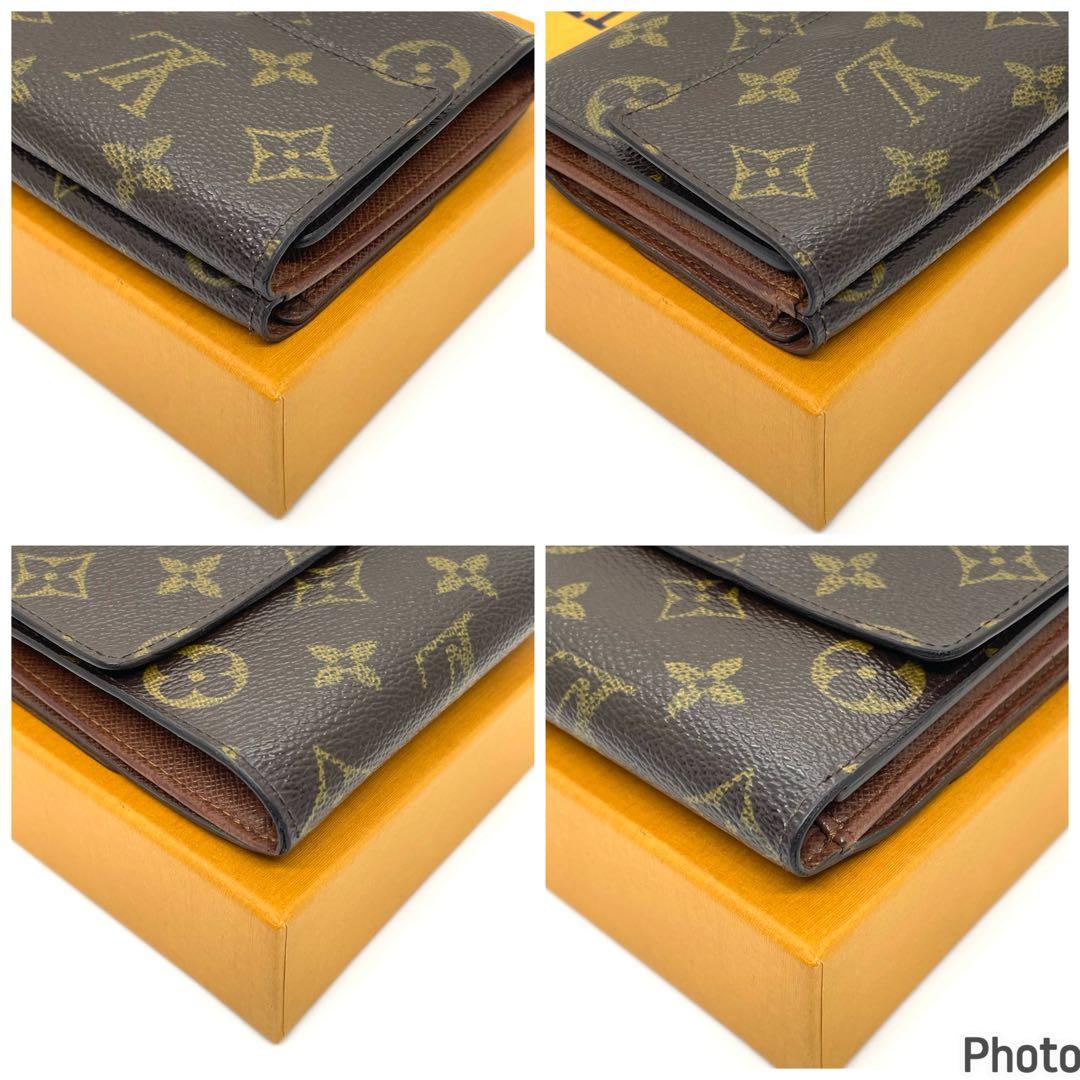 ルイヴィトン モノグラム ポルトモネ ビエ カルトクレディ Wホック 財布