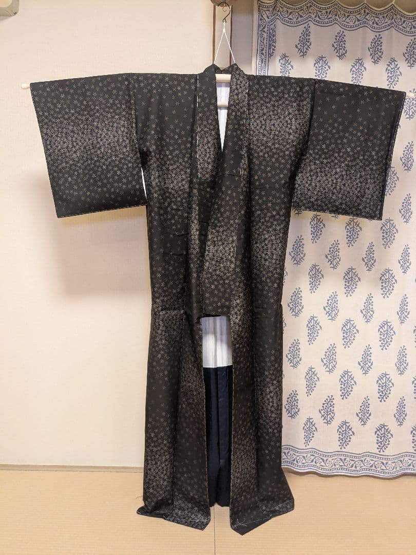 t*4様 正絹 江戸紅型名古屋帯と大島紬着物、長襦袢、帯締め帯揚げセット