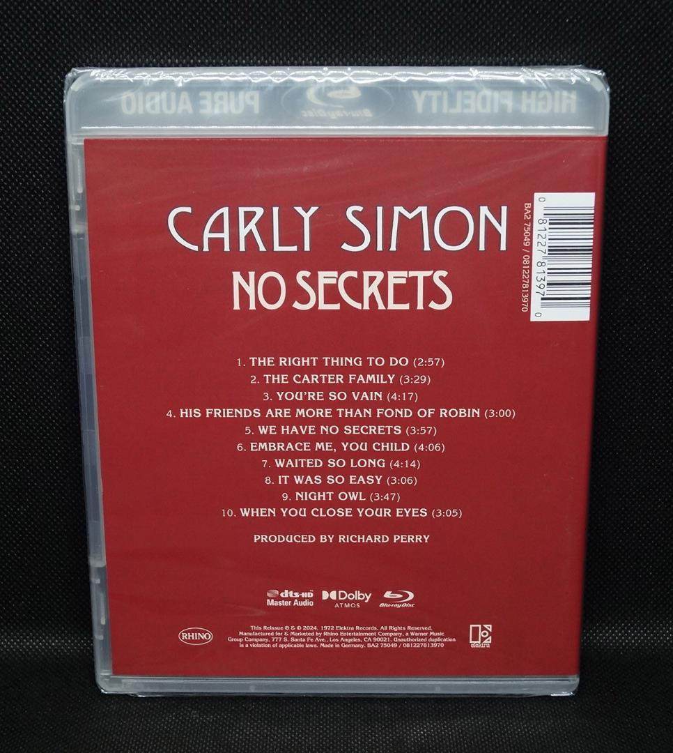 【未開封Blu-ray Audio】カーリー・サイモン「ノー・シークレッツ」