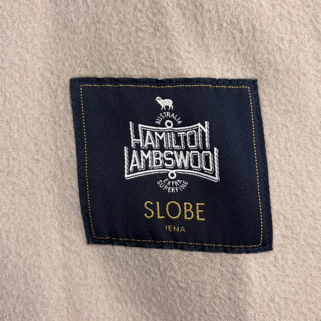 22年モデル　スローブイエナ　HAMILTONダブルフェイスウールショートコート