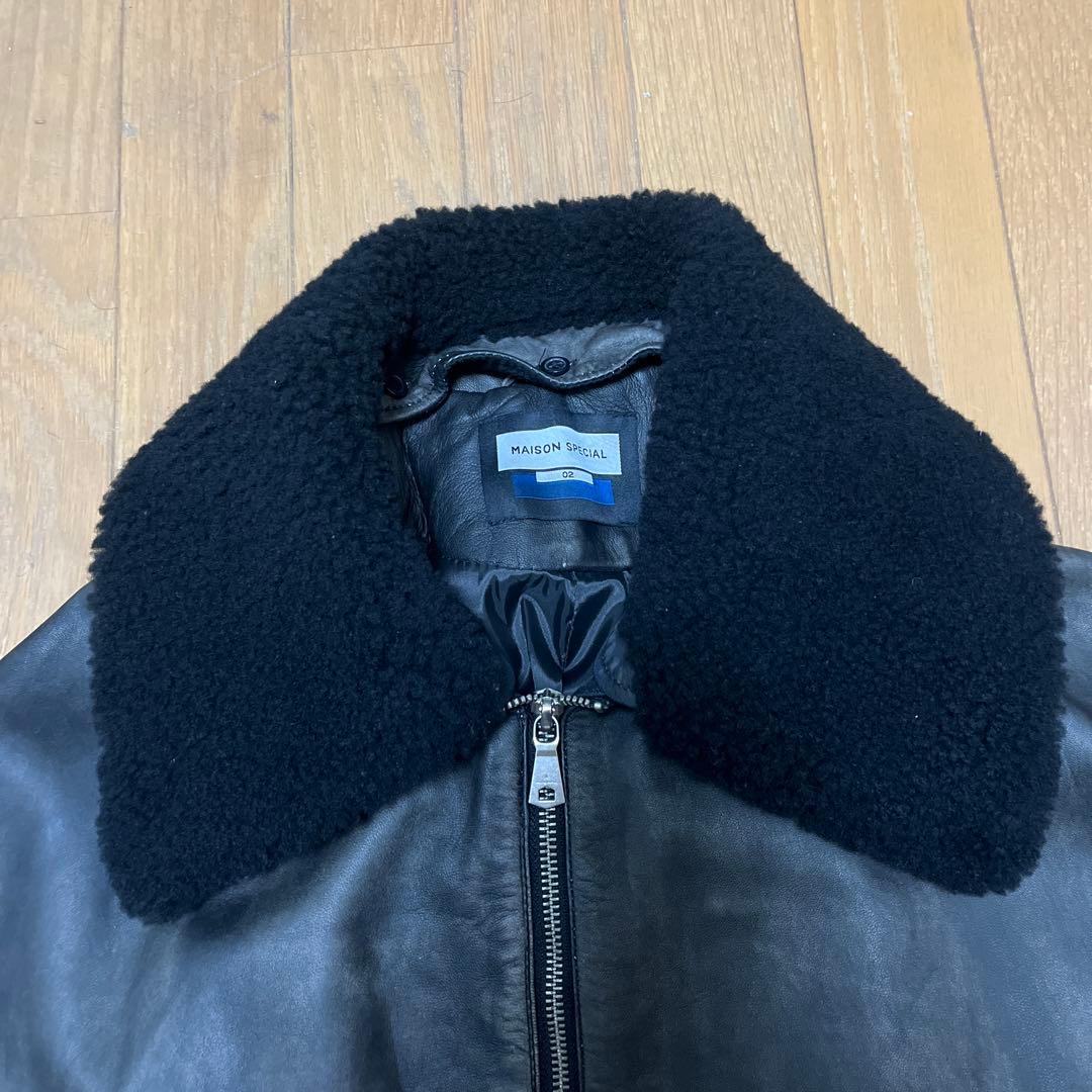 た*ん様 メゾンスペシャル　シープレザームートンプライムオーバーG-1フライトジ