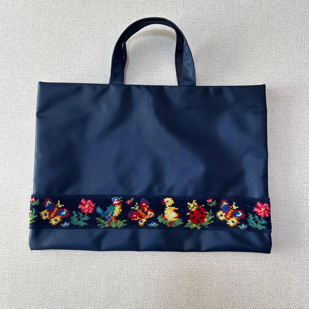 フェイラー　学校フェイラー　ハイジ　ネイビー　レッスンバッグ　レッスントート