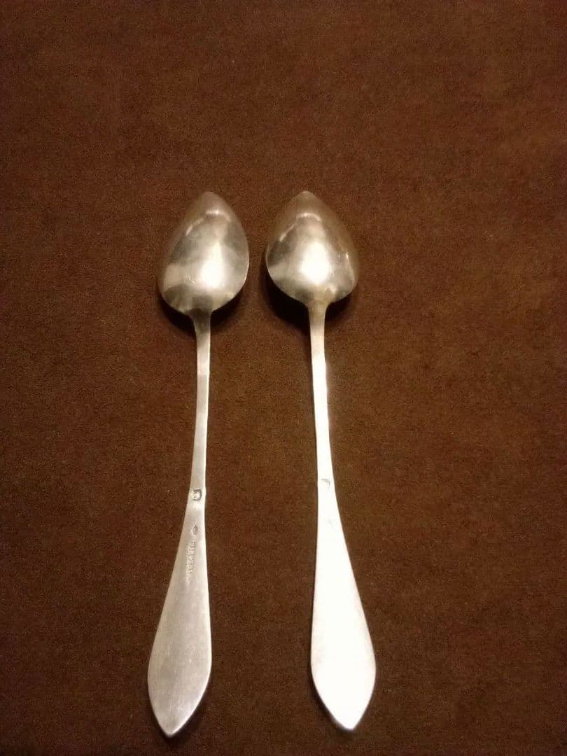 フランス シルバースプーン ２本組 アンティーク