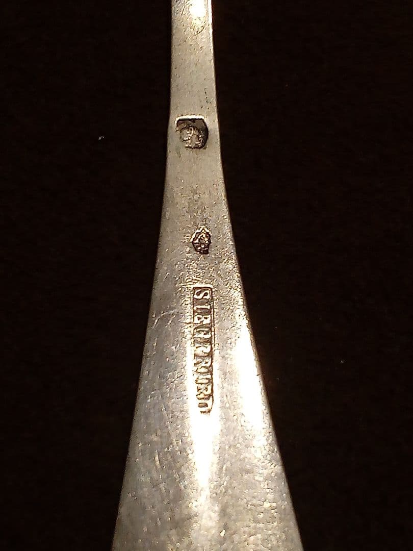 フランス シルバースプーン ２本組 アンティーク