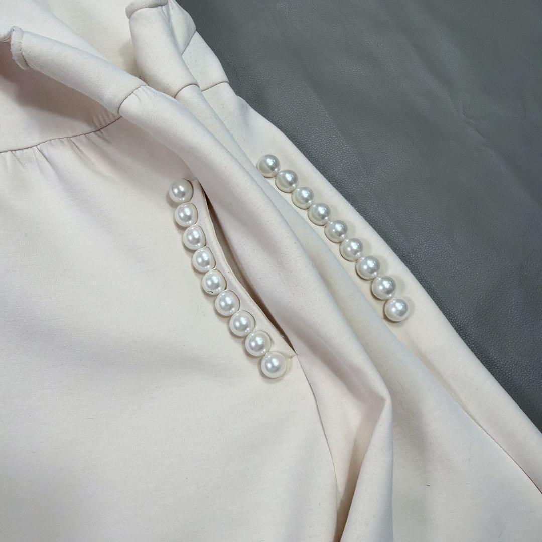 Rose Tiara ローズティアラ パールポケット フード付き ジレ 42