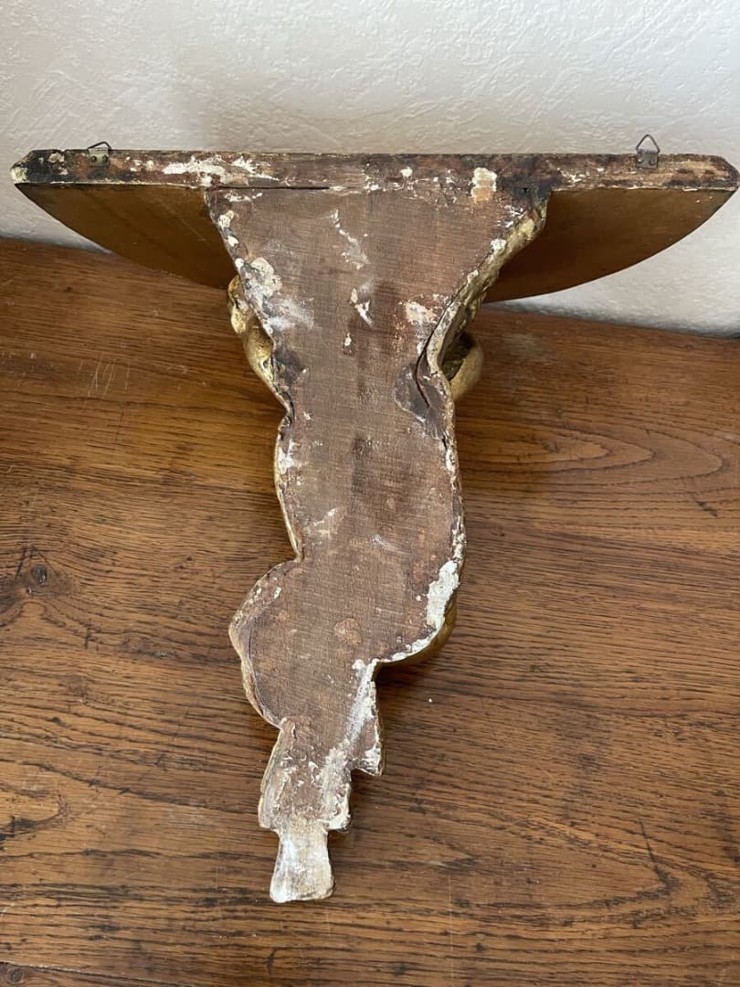 フランス アンティーク 天使の コンソル ウォールシェルフ デコ 装飾