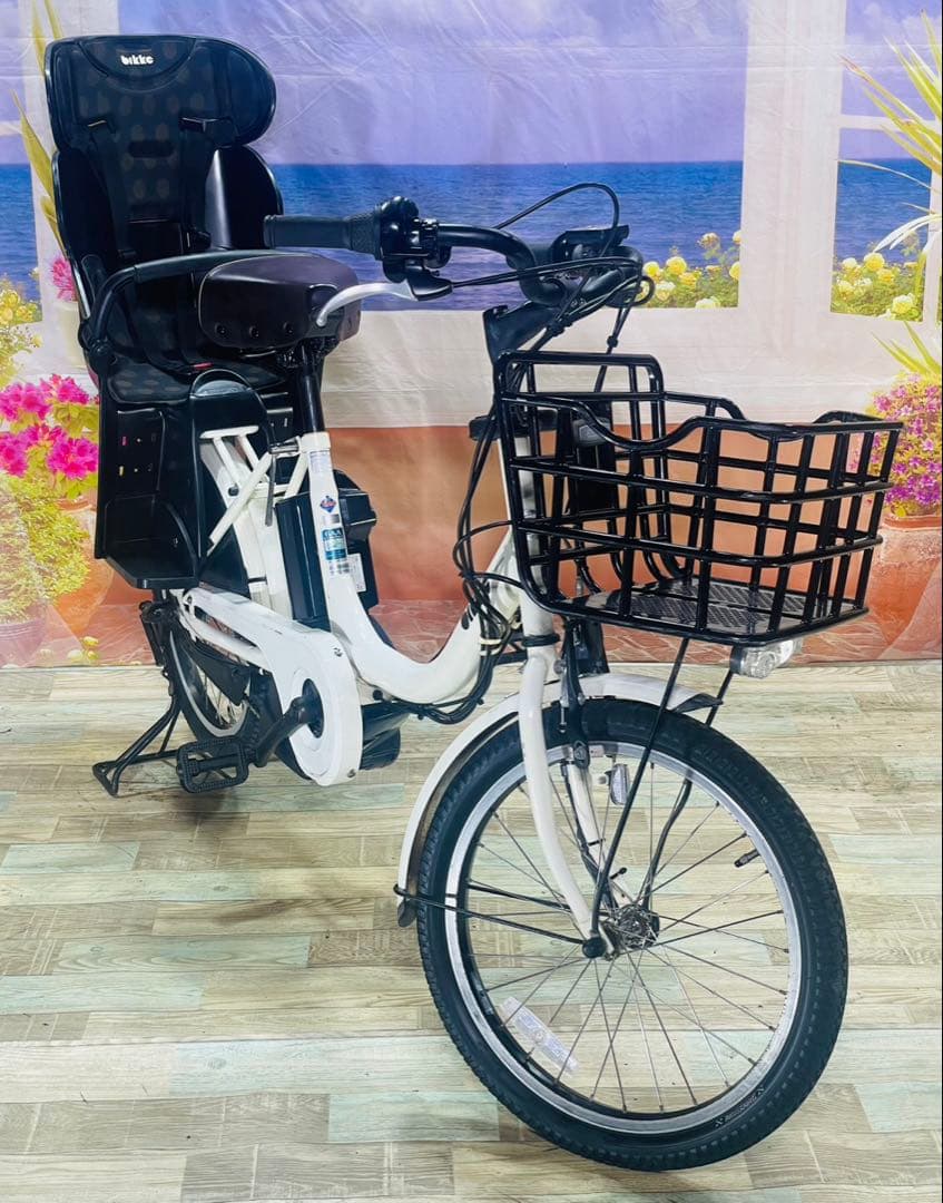 超特価BIKKE ビッケ12AH⭐️ブリヂストン子供乗せ電動アシスト自転Y3296