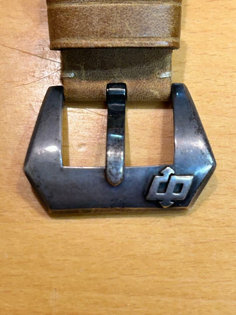 パネライ カーフレザー ブラウン アッソルタメンテ よーバックル シルバー