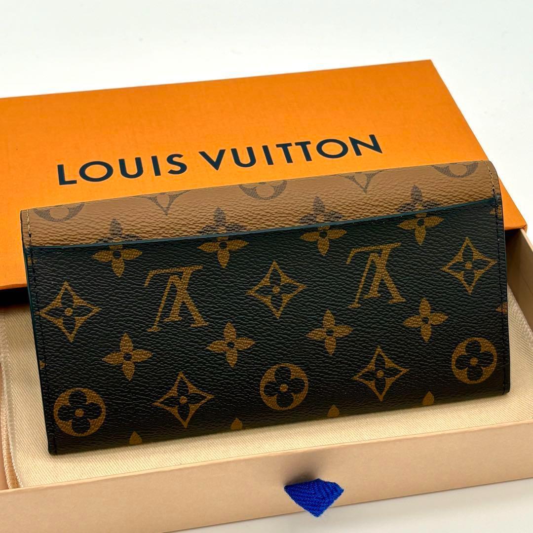 ルイヴィトン 長財布 モノグラム リバース ポルトフォイユ エミリー 1832