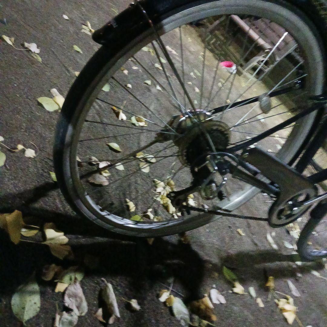 黒のクロスバイク