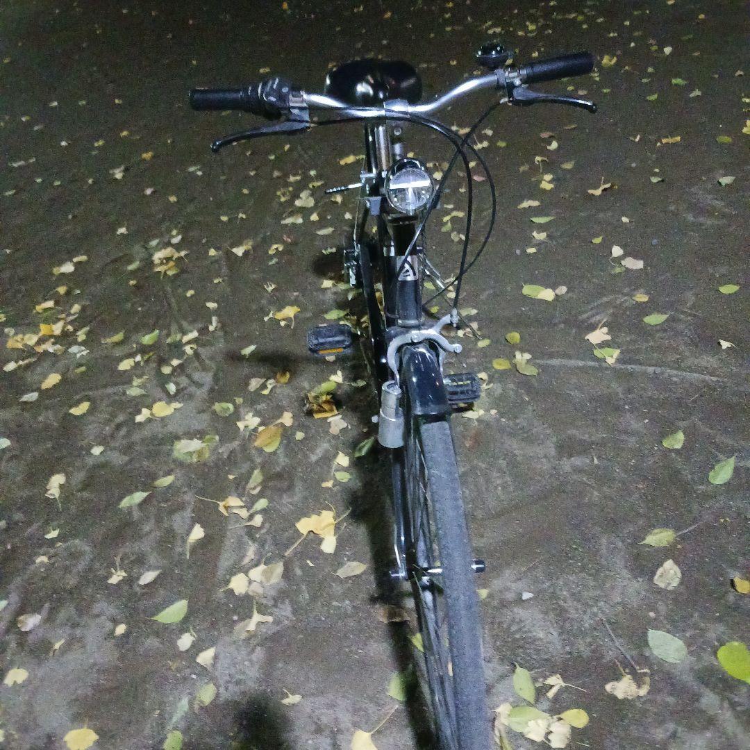 黒のクロスバイク