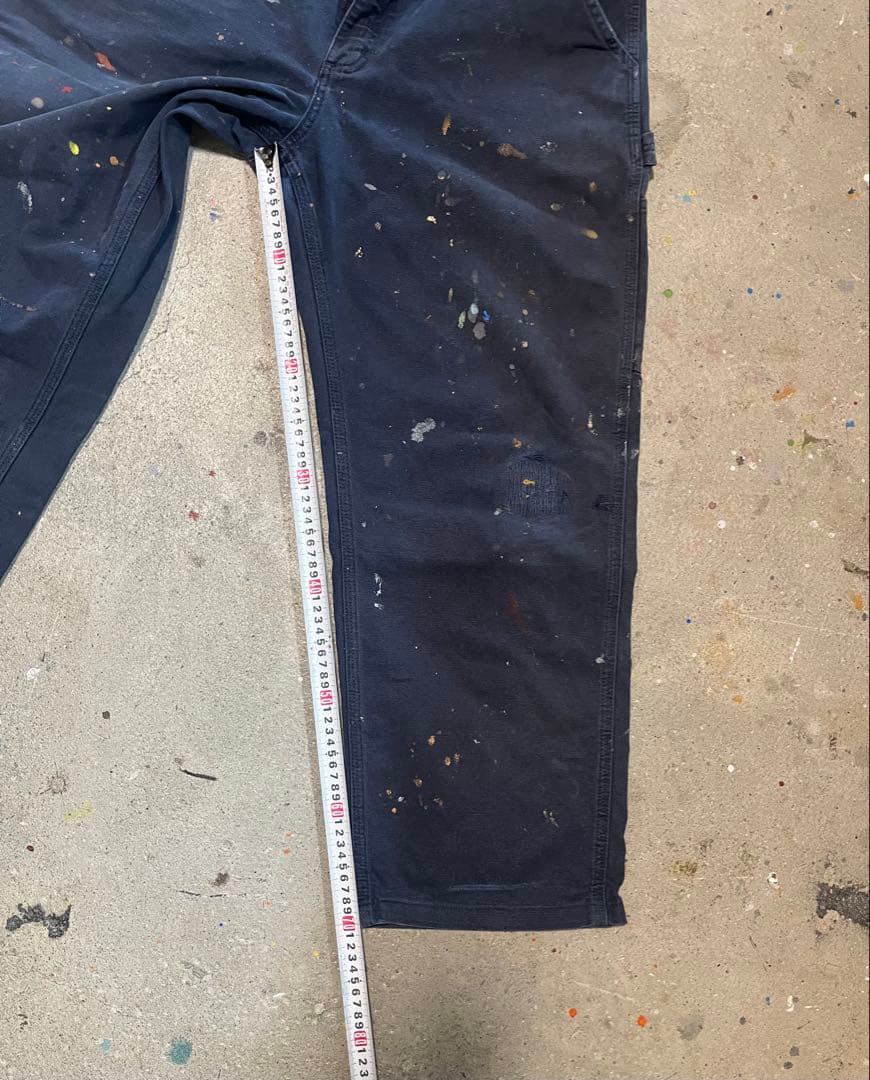 Carhartt ペインター　ペンキ　ネイビー　w36 90s