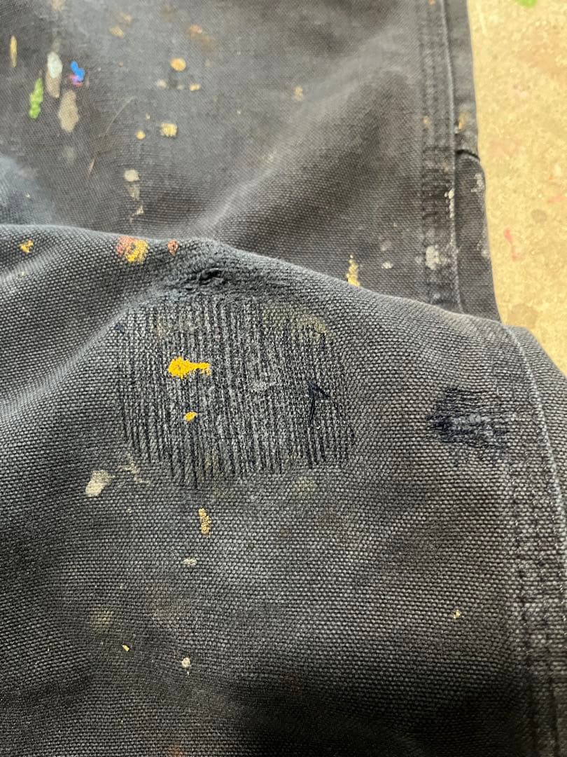 Carhartt ペインター　ペンキ　ネイビー　w36 90s