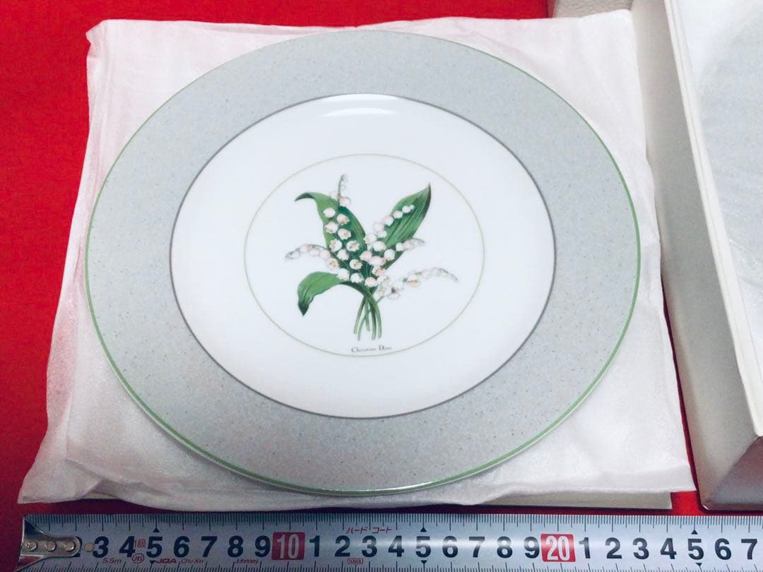 クリスチャンディオール・ミリラフォーレ・すずらん・ミート皿〓5枚セット・未使用品