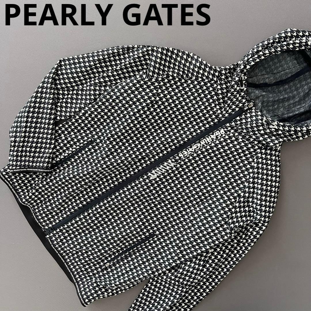 PEARLY GATES パーリーゲイツ　千鳥格子柄　ナイロンジャケット　ゴルフ