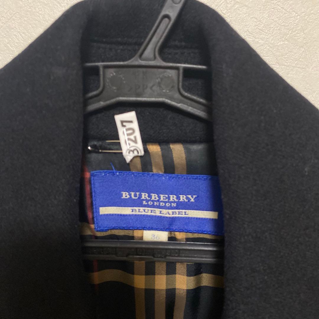 断*中様 USED★バーバリー ブルーレーベル　ピーコート 36（Sサイズ）