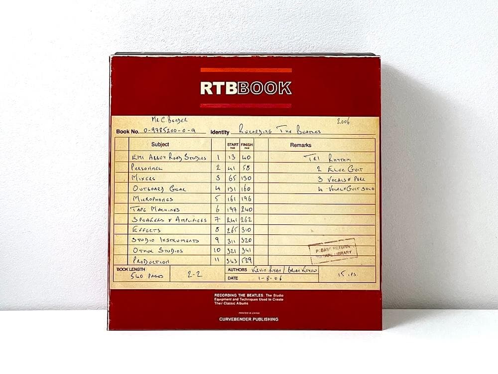 絶版本 RECORDING THE BEATLES DELUXE EDITION