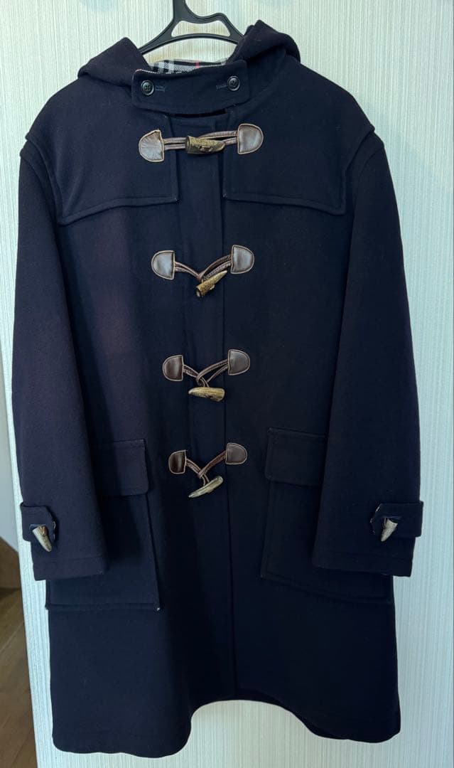 Burberry バーバリー ネイビー ダッフルコートメンズM