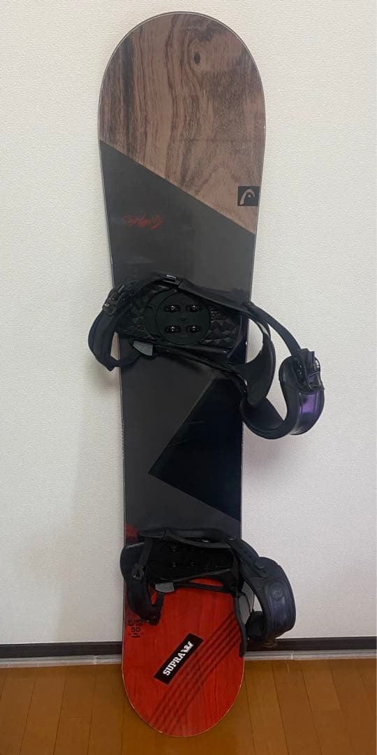 【値下げ済み】【初心者向けセット】スノーボード 板+ブーツ（head） ケース