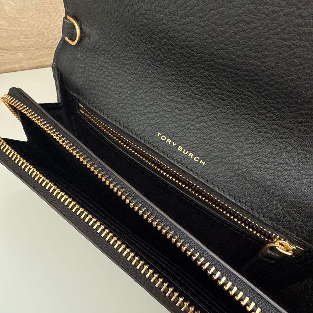 Tory Burch ショルダーウォレット黒