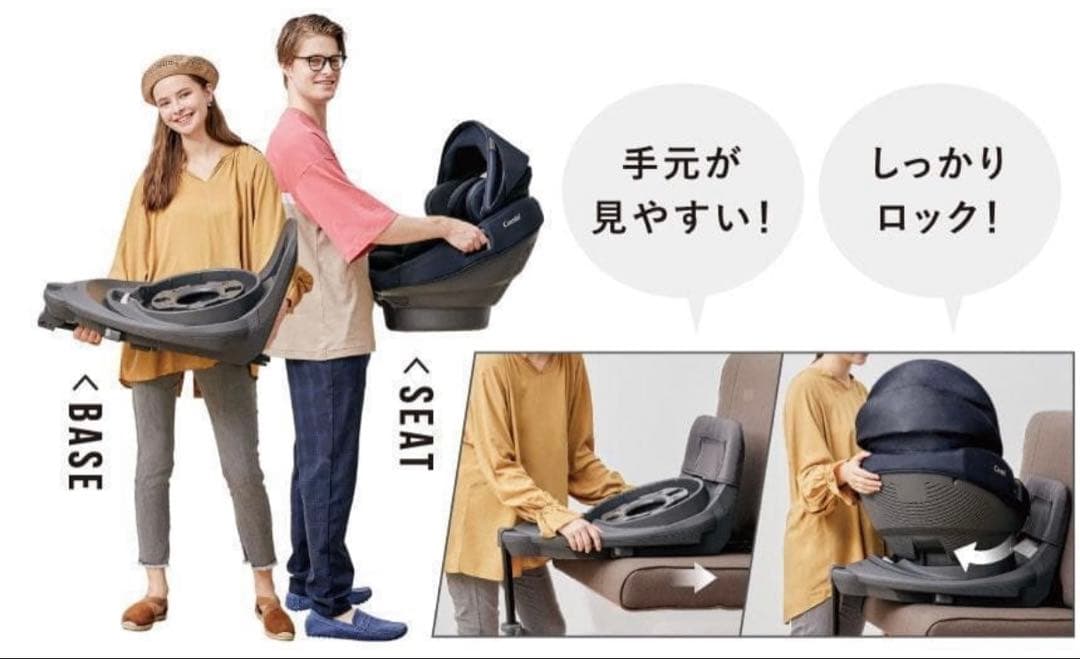Combi コンビ THE S 乗せ替え用 チャイルドシート のせかえ ベース