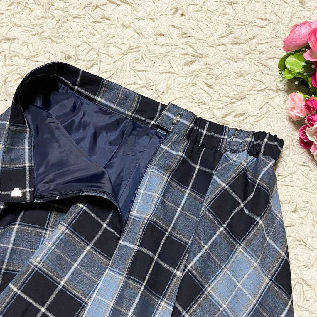 【極美品】 ポンポネット お受験スーツ フルセット チェック リボン サイズLL