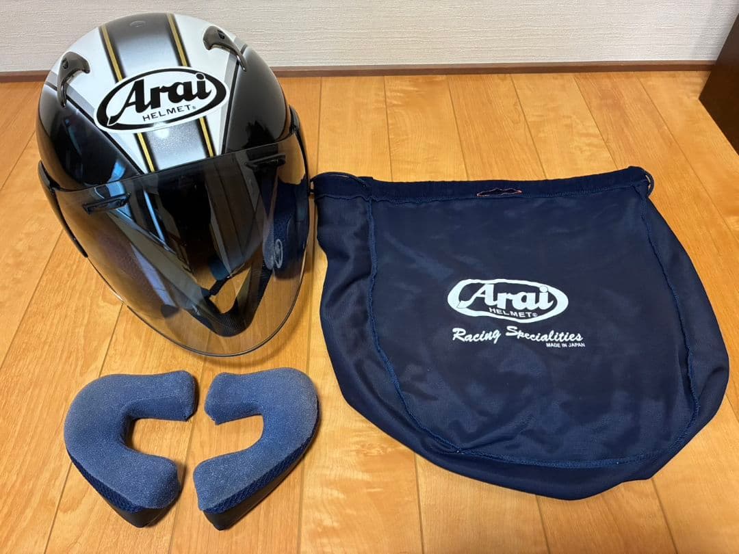 アライArai SZ-F RETRO レトロブラックLサイズ（59-60)