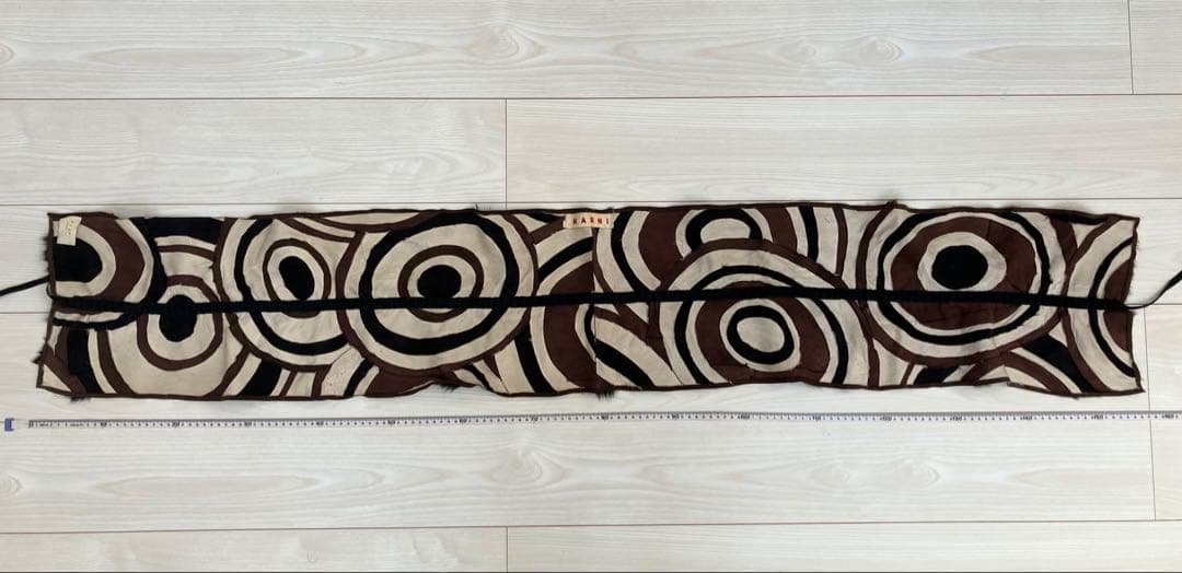 MARNI 円形模様 ファーショール