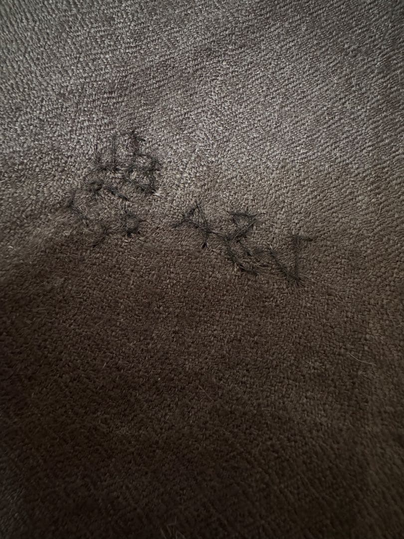 Kaval ストール　グレー×ブラック　arts &science マフラー