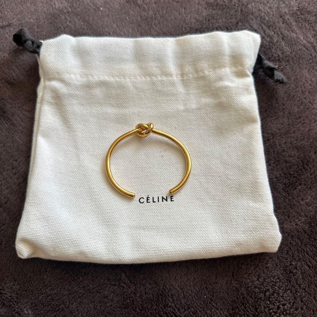 CELINE ノット　バングル　S