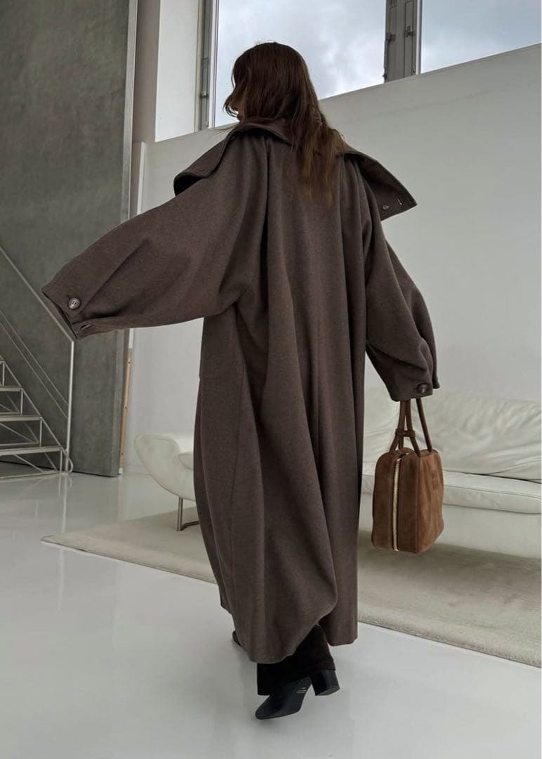 ジャケット・アウター raglan volume sleeve over coat