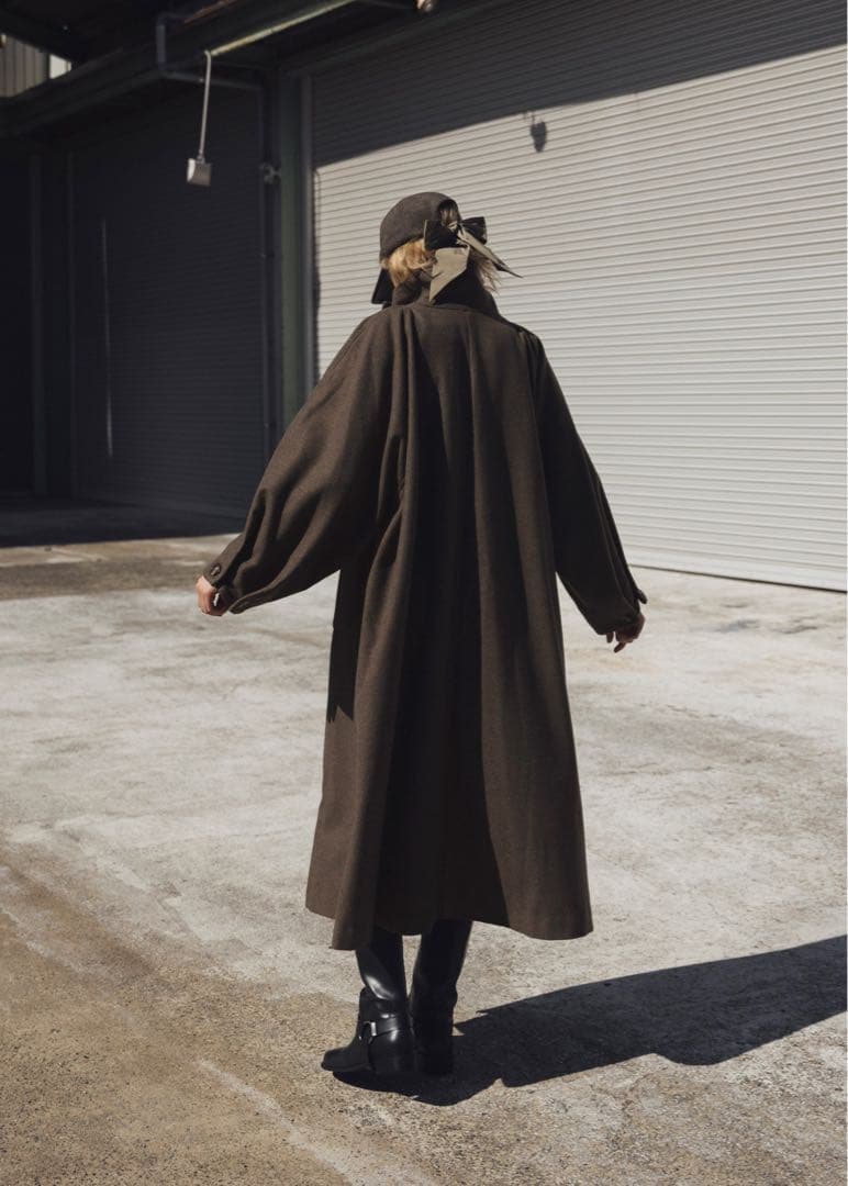 ジャケット・アウター raglan volume sleeve over coat