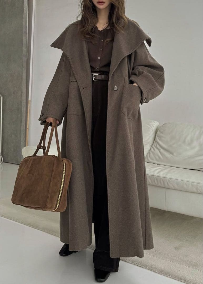 ジャケット・アウター raglan volume sleeve over coat