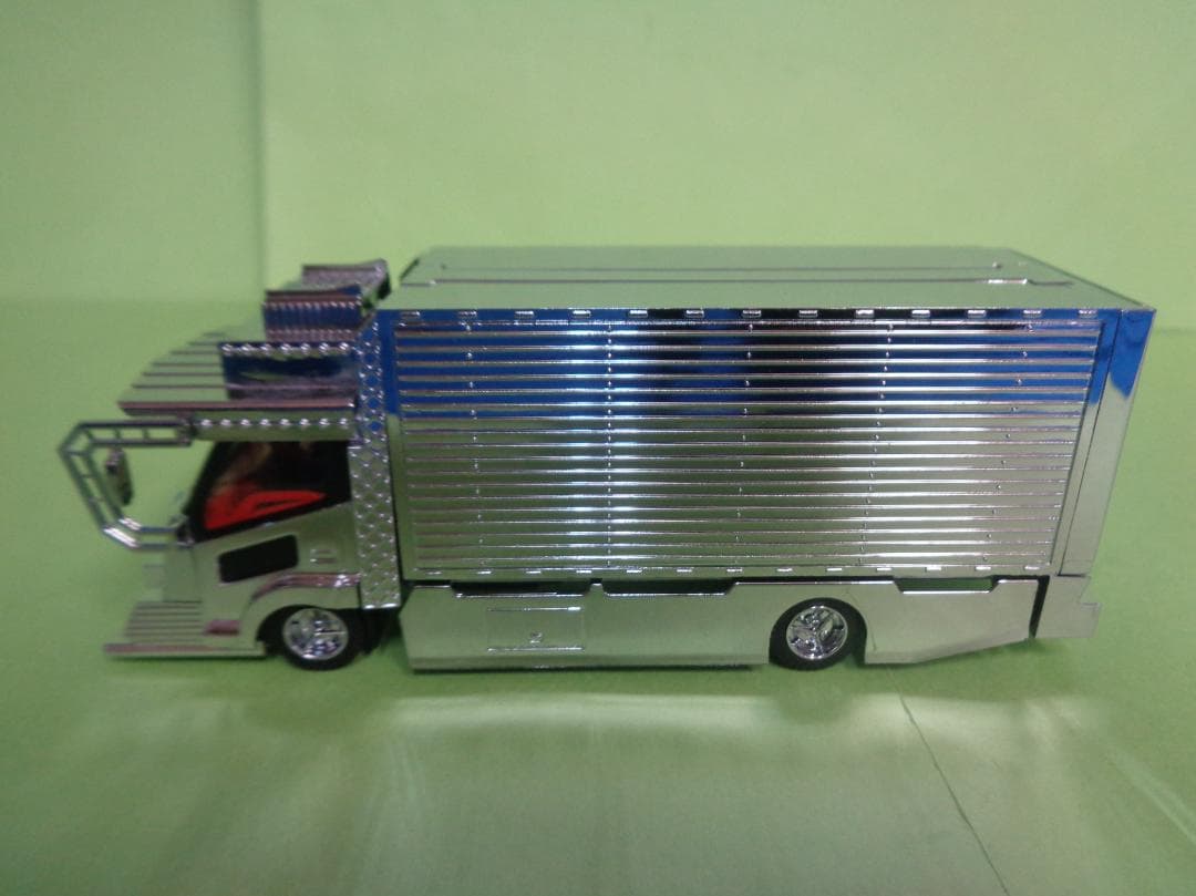 マイクロターボ　1/64　デコトラ　アルミパネル　積載車