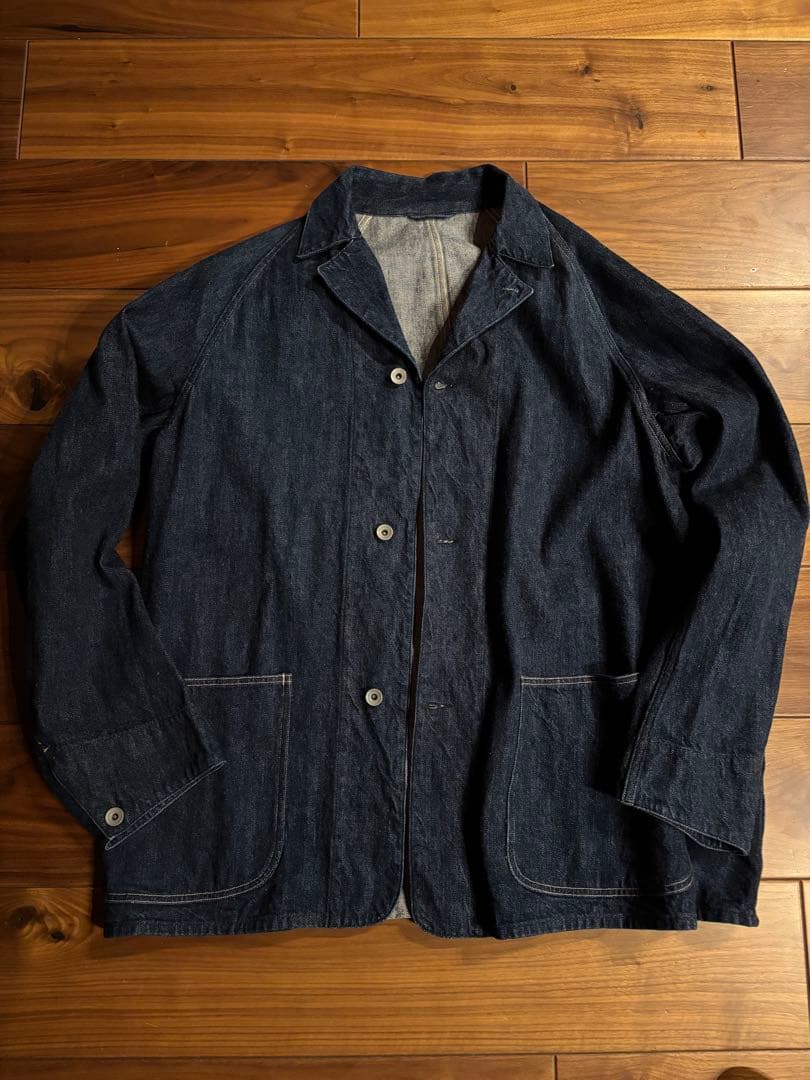 COMOLI 21SSデニムワークジャケット サイズ3