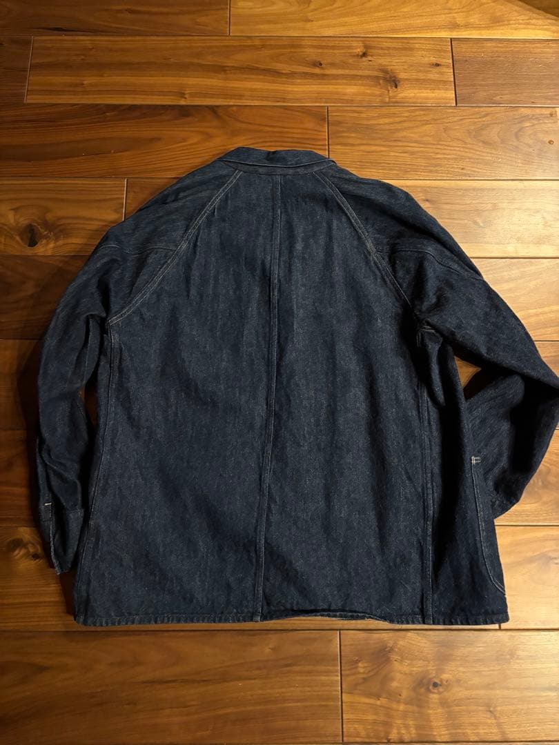 COMOLI 21SSデニムワークジャケット サイズ3