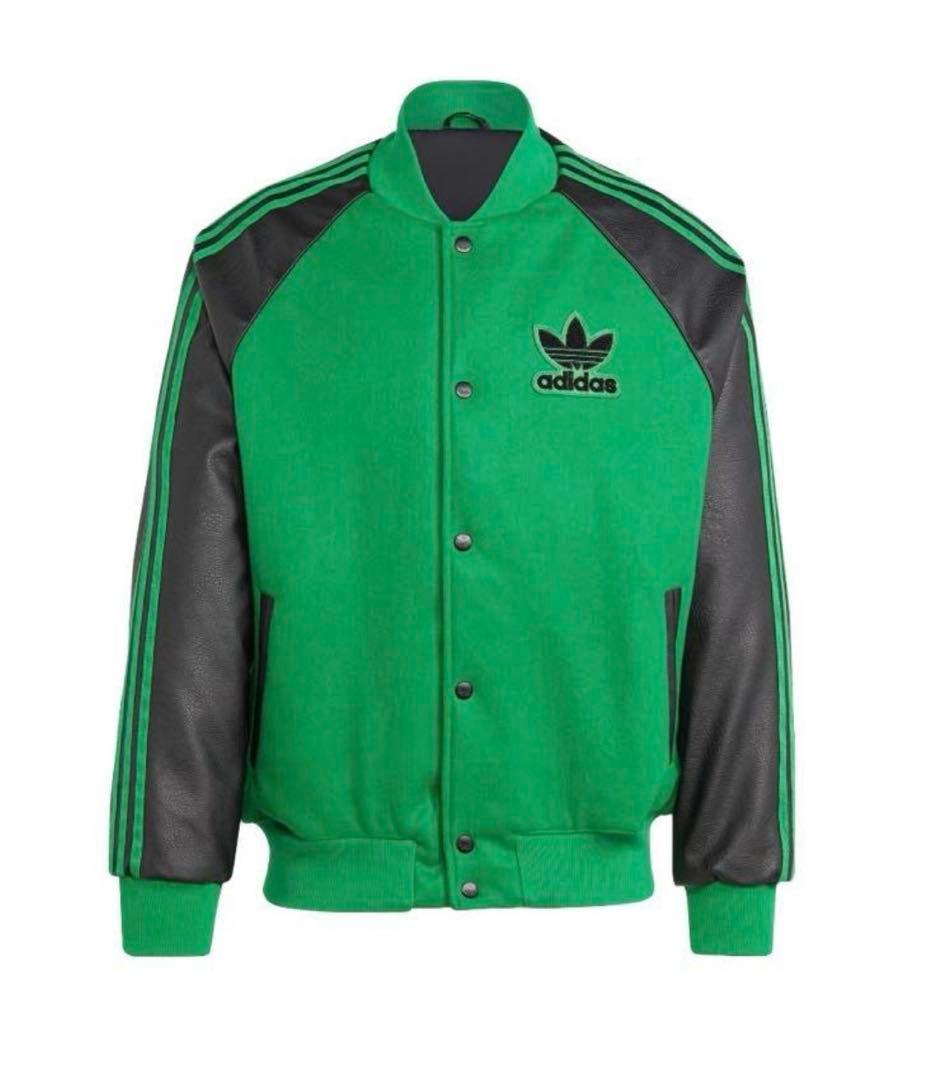 adidas ボンバージャケット　スタジャン アディダス (Lサイズ)