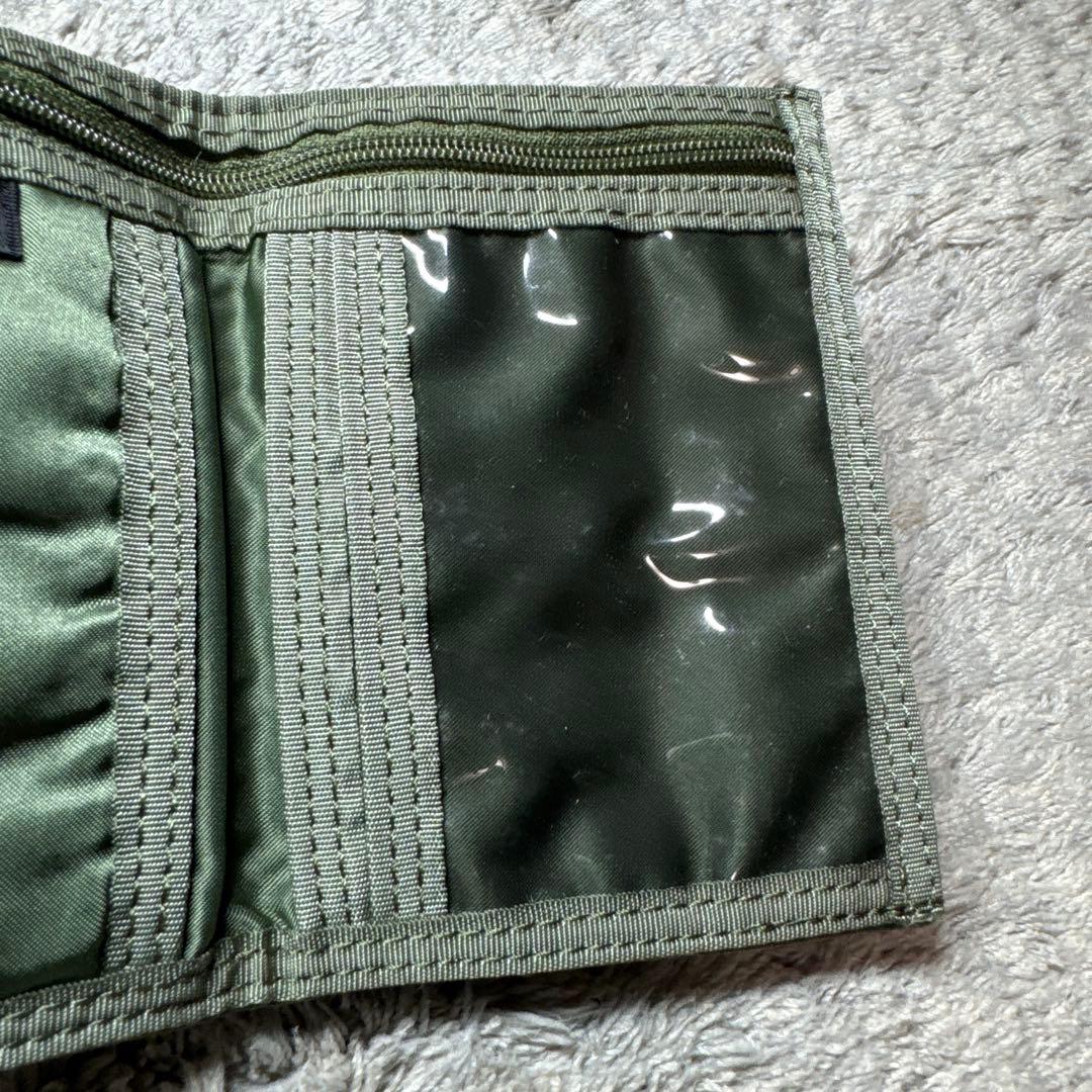 【未使用】PORTER タンカー 三つ折り財布 ポーター セージグリーン 財布