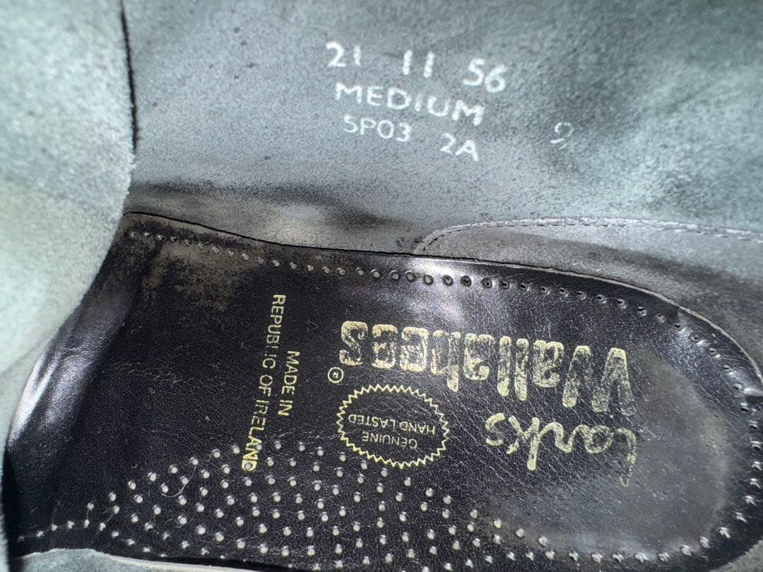 Clarks アイルランド製ワラビー美品クラークス Wallabees