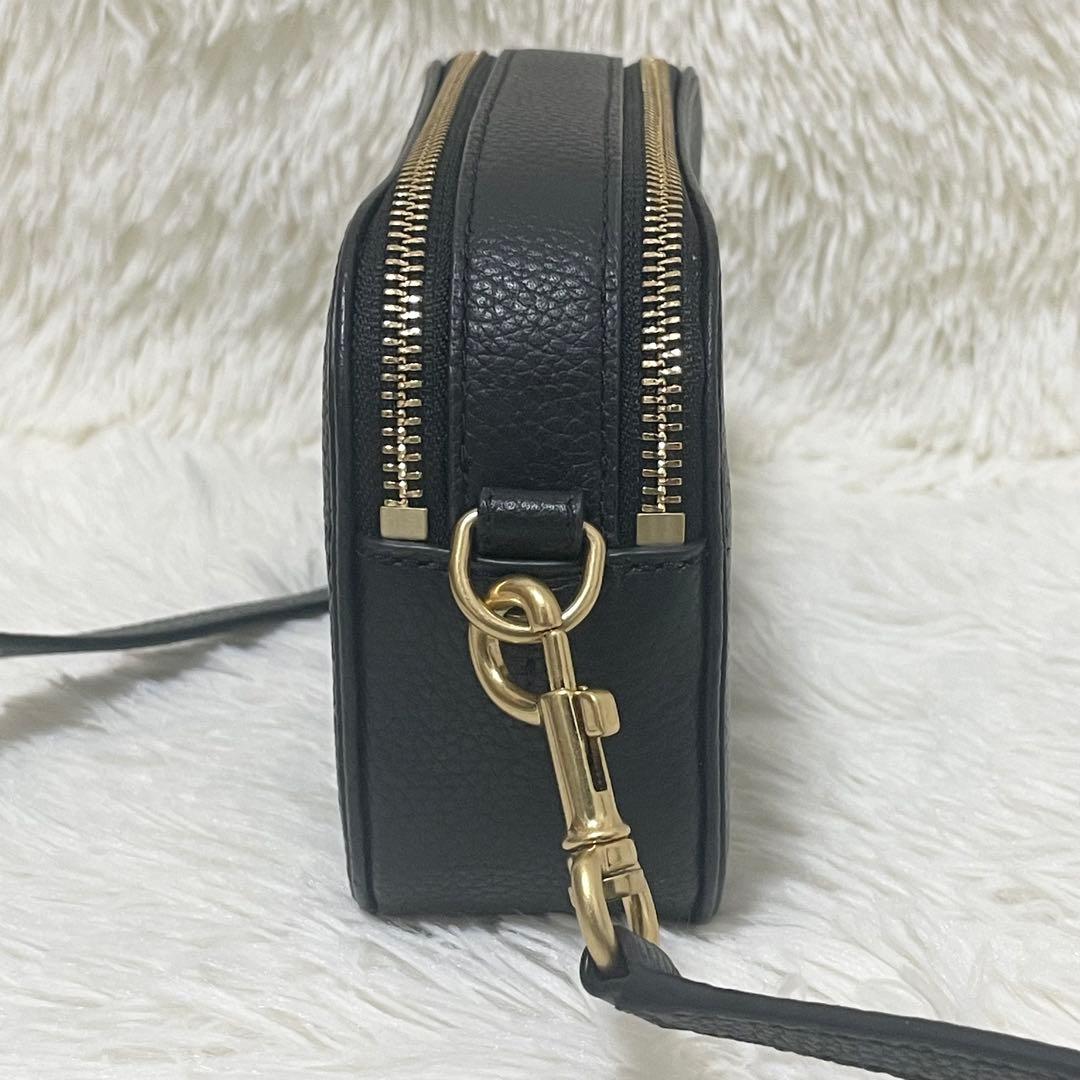 【未使用級】TORY BURCHトリーバーチ ショルダーバッグ ミラー ブラック