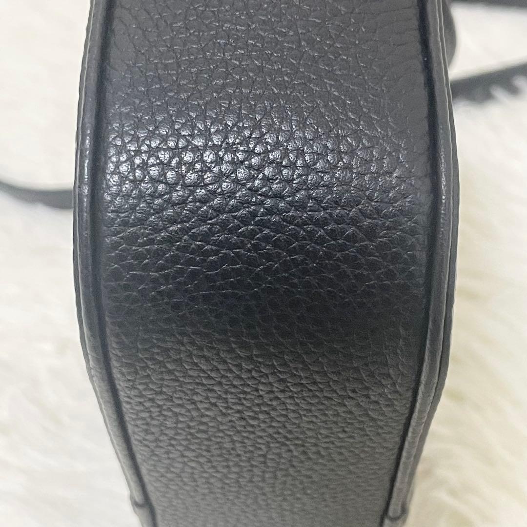 【未使用級】TORY BURCHトリーバーチ ショルダーバッグ ミラー ブラック