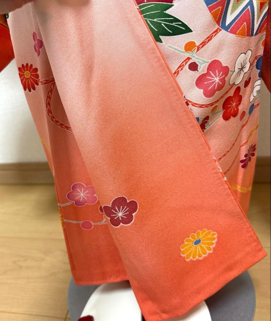 七五三　正絹　着物セット　7歳