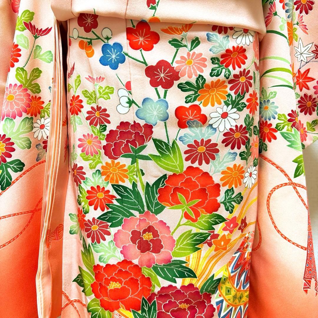 七五三　正絹　着物セット　7歳