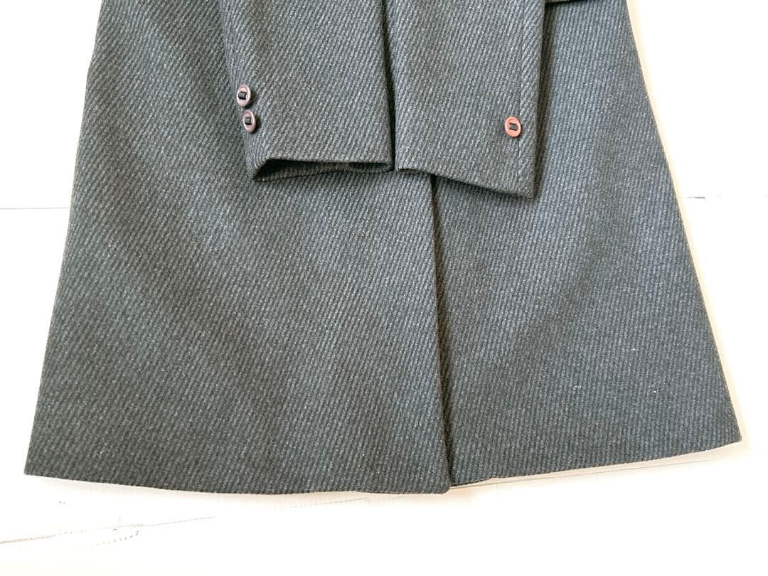 ⭐︎MIU MIUコート ダークグレー チェスター ロングコート ミュウミュウ⭐︎