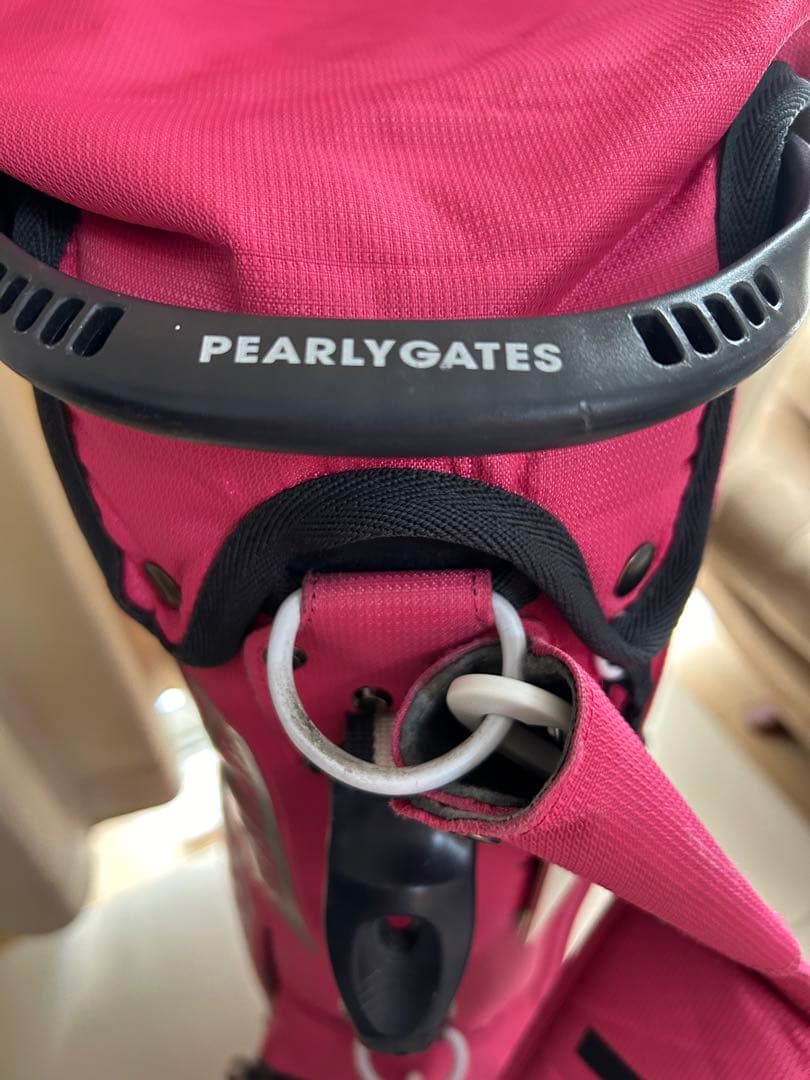 PEARLY GATES PG689 ゴルフバッグ ピンク軽量スタンド