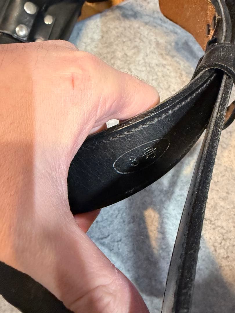 警察　ベルト　　ジム　　　帯革　レプリカ　演劇用　セット