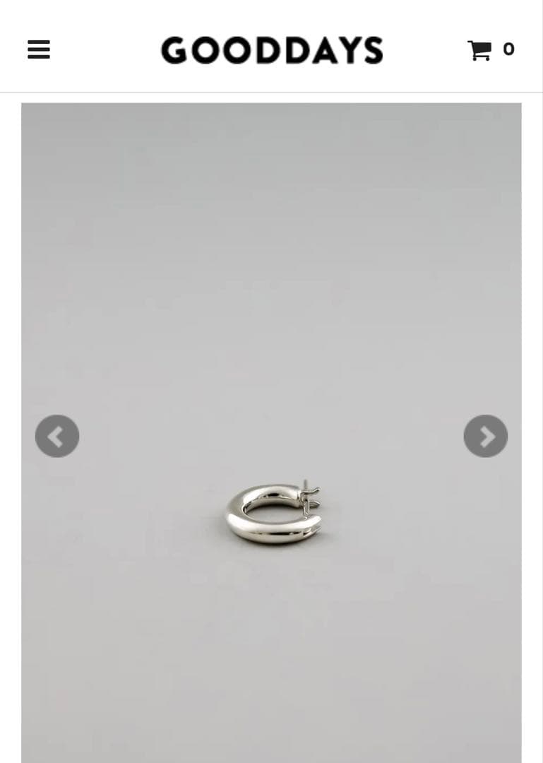 UNKNOWN. U310 PIERCE / SILVER 両耳