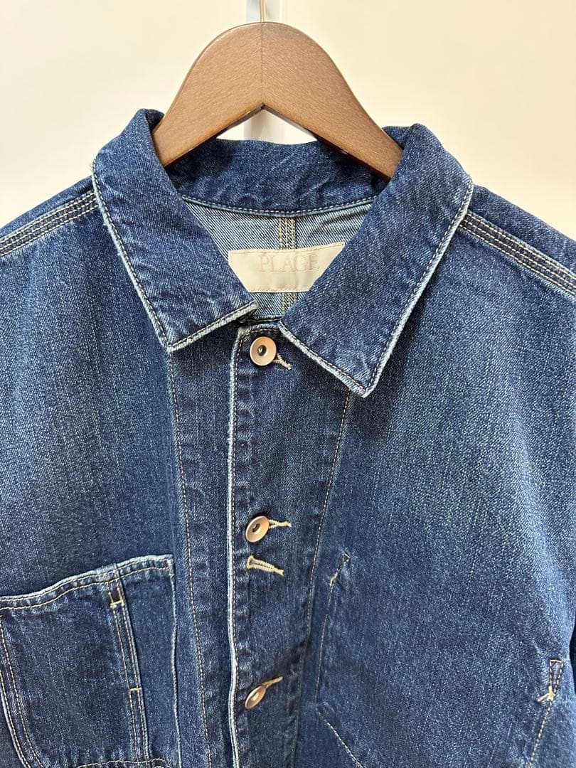 Plage新品紙タグ付き⭐️coverallデニムカバーオールジャケット