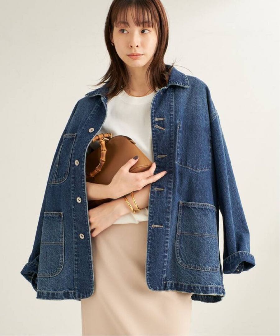 Plage新品紙タグ付き⭐️coverallデニムカバーオールジャケット